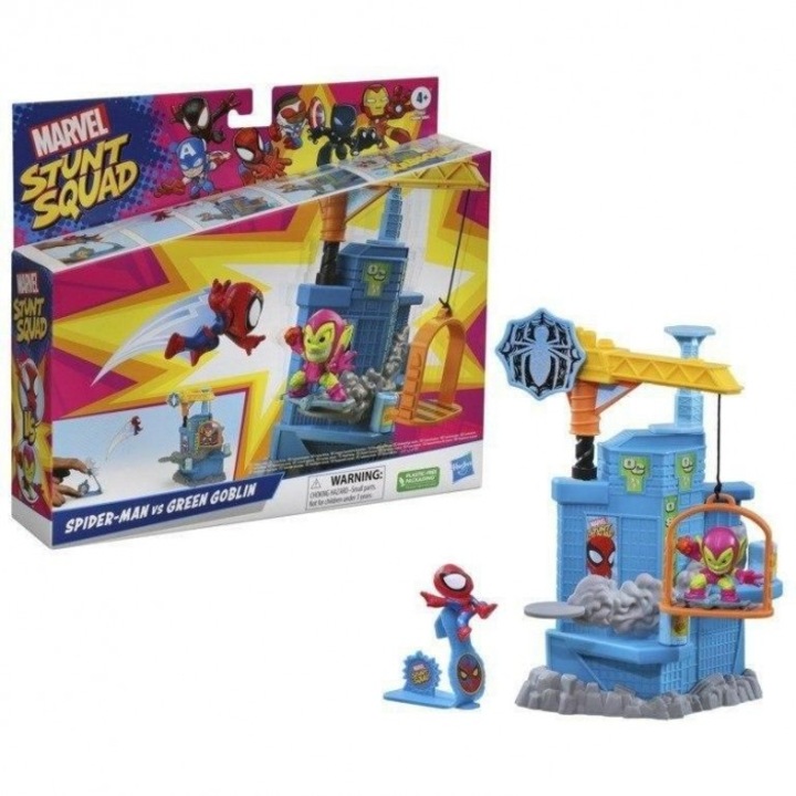Set de figurine Stunt Squad Marvel Spider Man