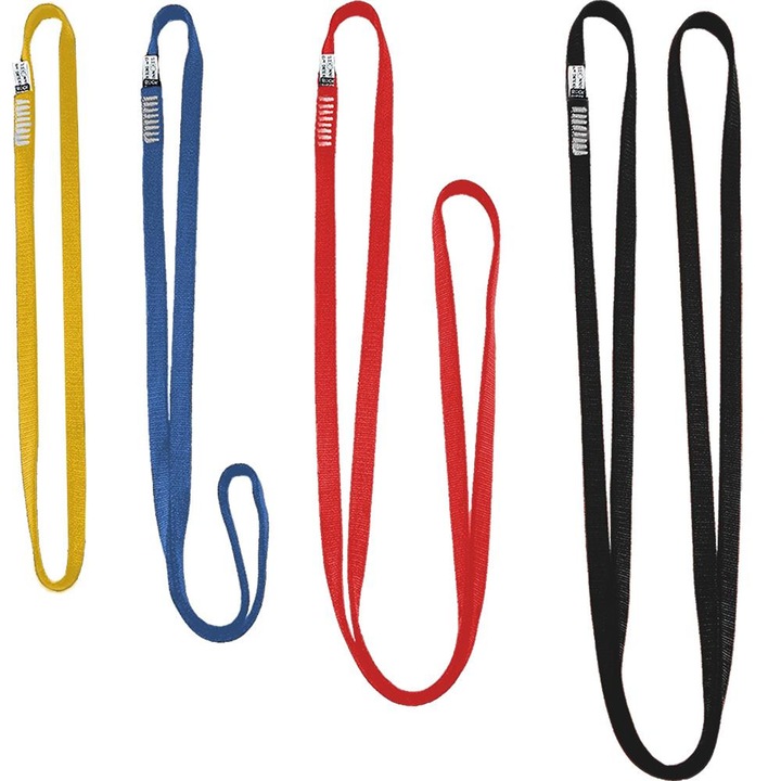 Rögzítő heveder Rock Empire Open Sling Work PAD, 20mm, sárga, 60cm