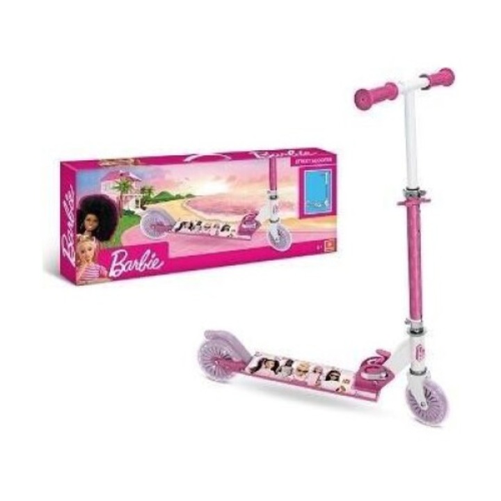 Тротинетка Barbie Artyk, регулируема височина, алуминиева рамка, гумени колела, сгъваема, 5+