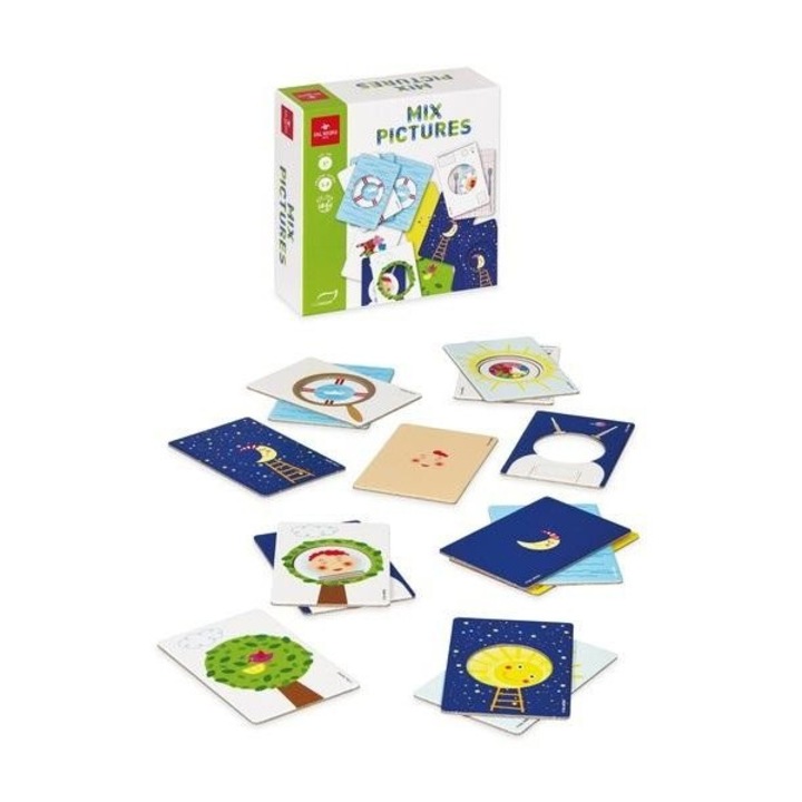 Joc educativ 3 in 1 Dal Negro, memorie si creativitate, 161x166 mm, +3 ani