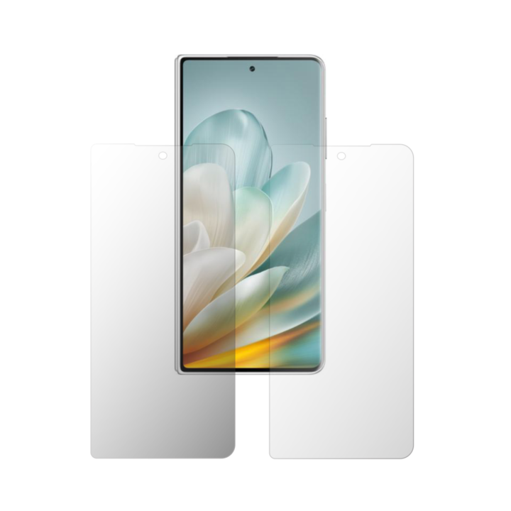 Комплект от 2X Folie24 протектори за екран, за Honor Magic Vs3, 1X Ultra-Clear + 1X Matte, подходящо за калъфа покритие (съвместимо с калъфа), залепващо, гъвкаво със саморегенериране