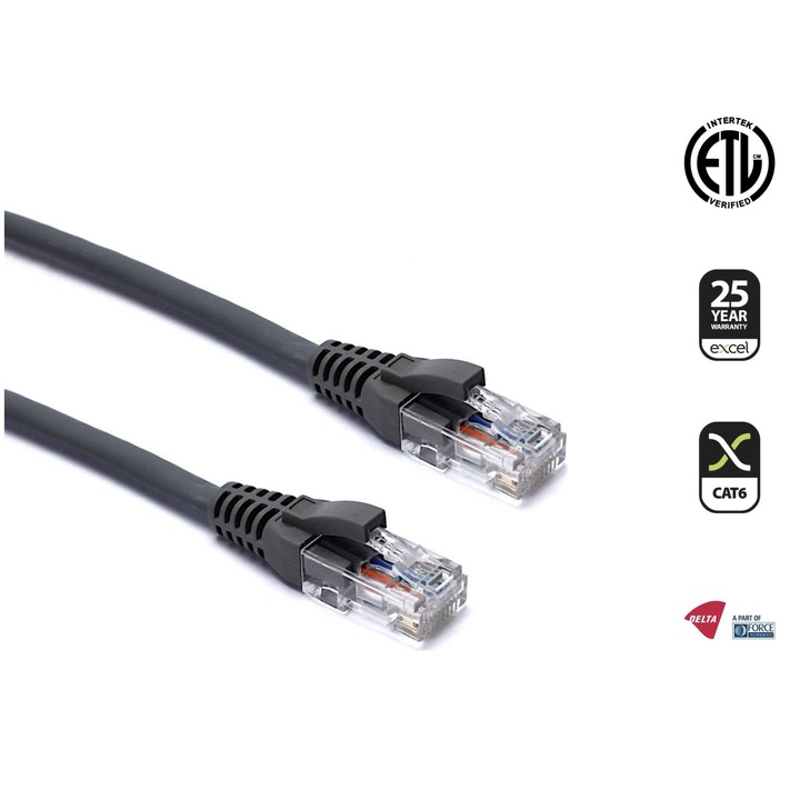 Cablu UTP de Retea CAT6 UTP Excel Networking 0, 3m lungime