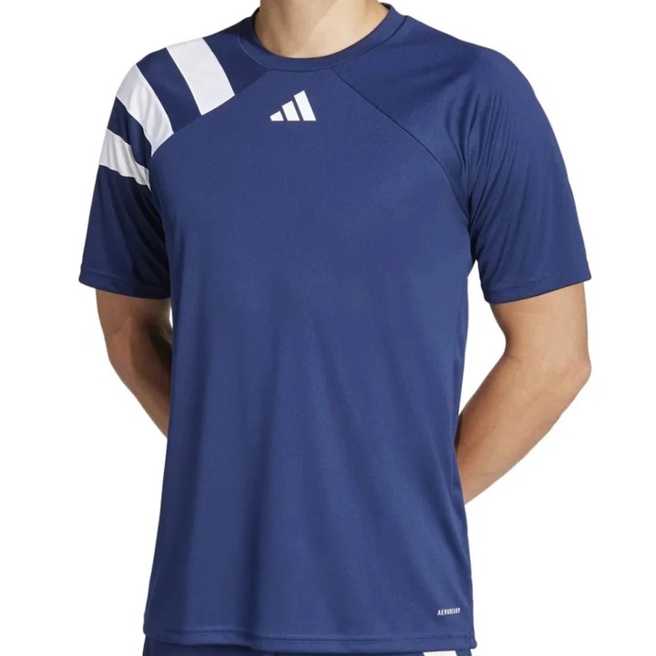 Tricou adidas Fortore 23 pentru barbati, Alb/Bleumarin