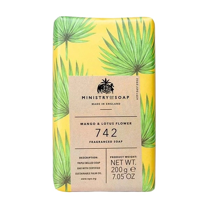 Somerset szilárd szappan - Toiletry Ministry of Soap, mangóvirág és lótusz, 200g
