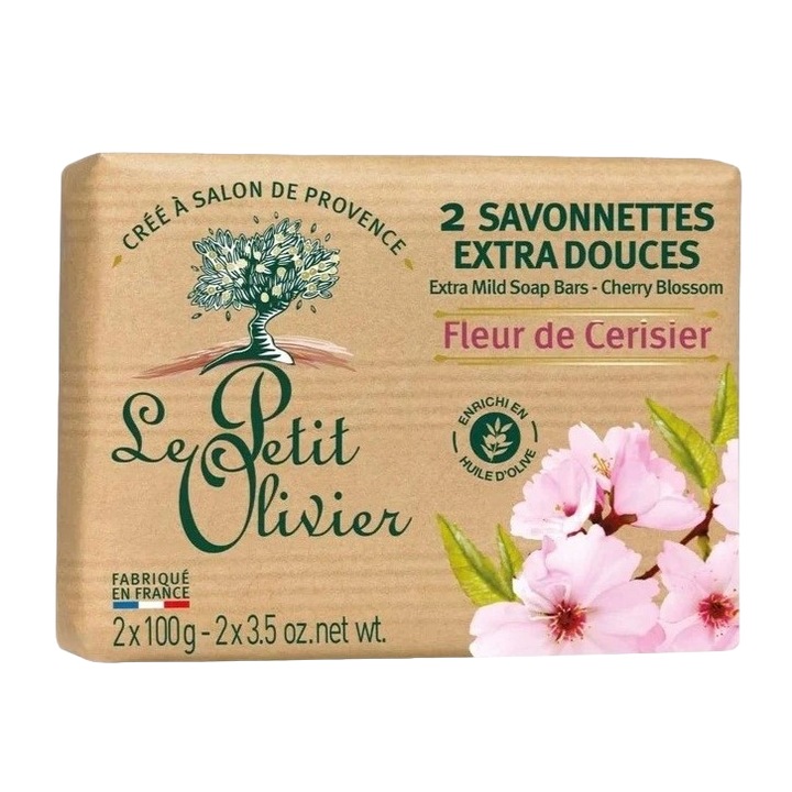 Extra finom szilárd szappan, Le Petit Olivier, 2x100g