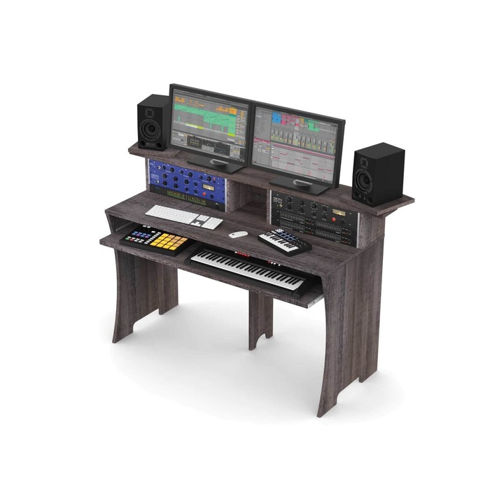 Stativ Glorious Workbench Driftwood Studio Masa (model din lemn)