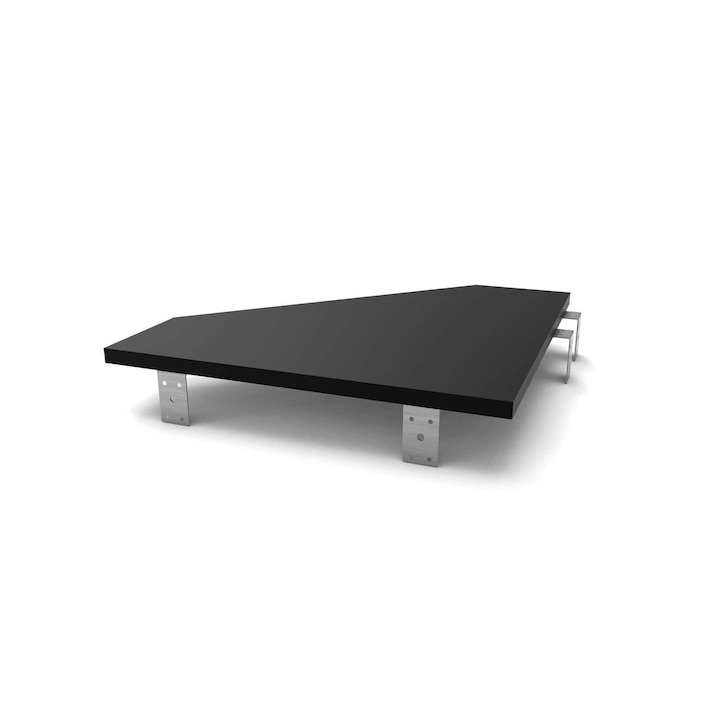 Glorious Modular Side Rack Adapter Black Stúdió bútor kiegészítő elem (Fekete)