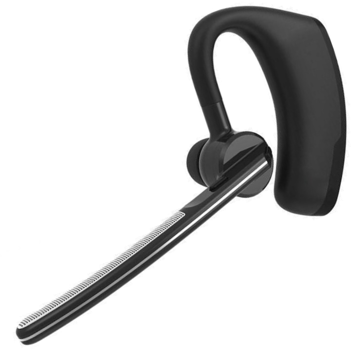Casca bluetooth, SDEPOT®, Profesionala, Autonomie Mare, Microfon, Utilizare ureche stanga/dreapta, HD Voice, Negru