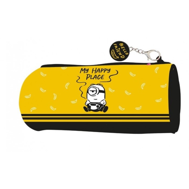 Тръбен несесер Minion, Бенджамин, полиестер, 260x111 мм