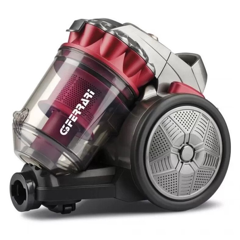 Aspirator fara sac G3Ferrari, 700W, 3l, Eco Design, rosu/gri