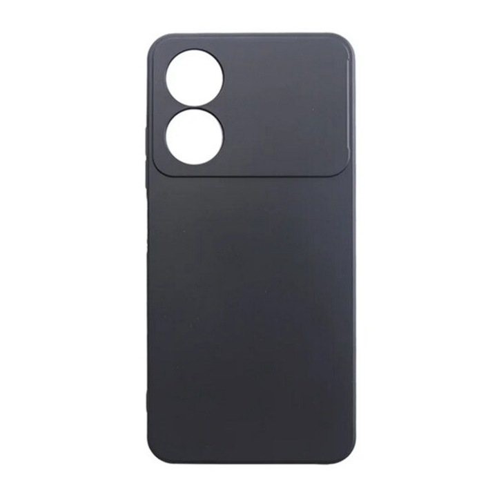 Husa telefon Gigapack din silicon, mata, neagra, compatibila cu: ZTE Blade A34 4G