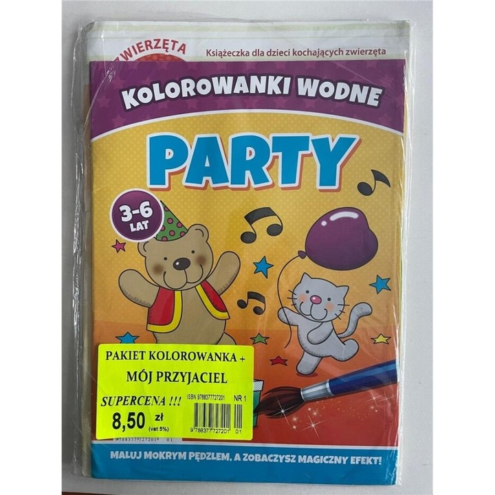 Pachet Kolorowanki wodne + Moj Przyjaciel, praca zbiorowa, 2023