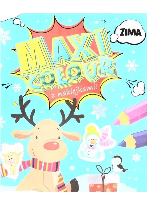 Maxi Colour. Zima, O-press, 2019, brosura, 16 pagini
