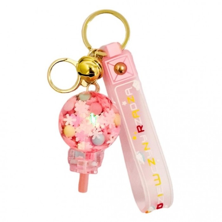 Breloc lizak MCD, roz, 149x110mm