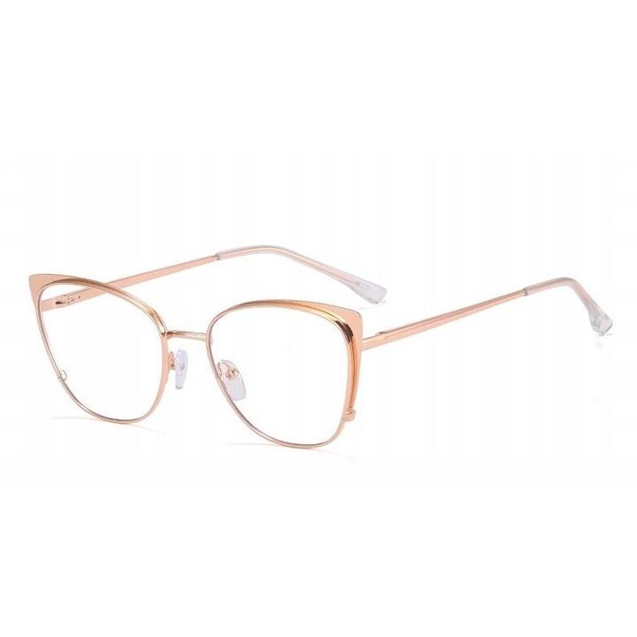 Ochelari de vedere Stylion, filtru Blue Light, auriu, 55x17x145mm