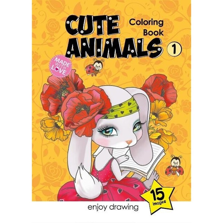 A5 színezőfüzet, Fresh, Karton/Papír, Mintás, Többszínű