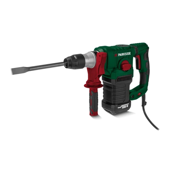 Перфоратор PBH 1550W C1 Parkside 5J, регулируема скорост на въртене в 6 степени