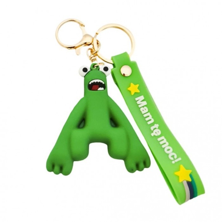 Breloc "Mam te moc", MCD, verde, 101x128 mm