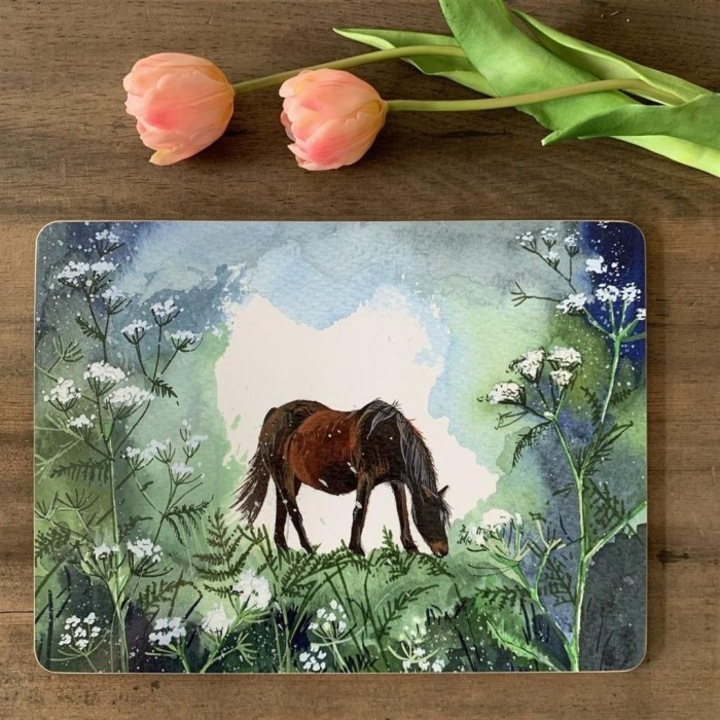 Поставка за чинии Alex Clark MT52, ламинирана, с корков гръб, 21.5x29.7cm