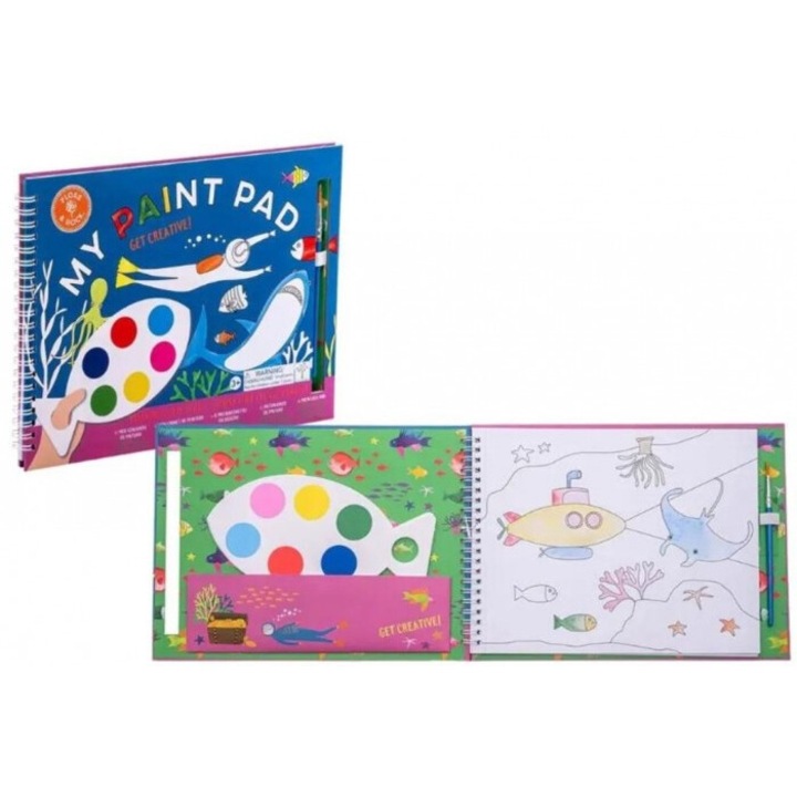 Set de Colorat, Floss & Rock, 8 Imagini, 27x20 cm