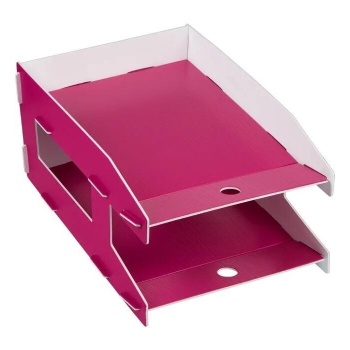 Sertar documente Grand NOTOdesk, PP, rosu, 33x24.5x16.5cm