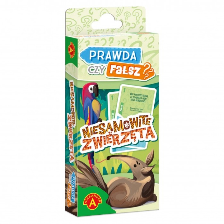 Joc de societate Alexander, Prawda czy falsz? Niesamowite zwierzeta, 2-4 jucatori, +10 ani