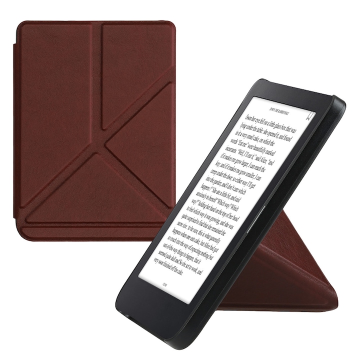 ΠΠ°Π»ΡΡ Kwmobile Π·Π° Kobo Clara 2E, ΡΠ΅ΡΠ΅Π½, Π΅ΠΊΠΎ ΠΊΠΎΠΆΠ°, KWM000017NQ010C