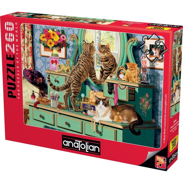 Пъзел, Anatolian, Котешка тоалетка, 260 части