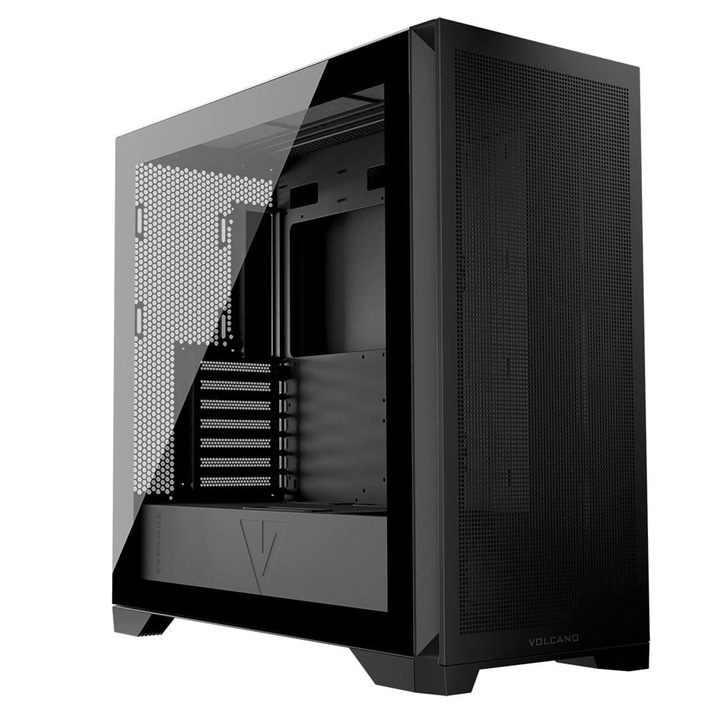 Carcasa PC, Modecom Expanse S, Midi Tower, USB 3.0, panou lateral, negru, 490x235x505mm