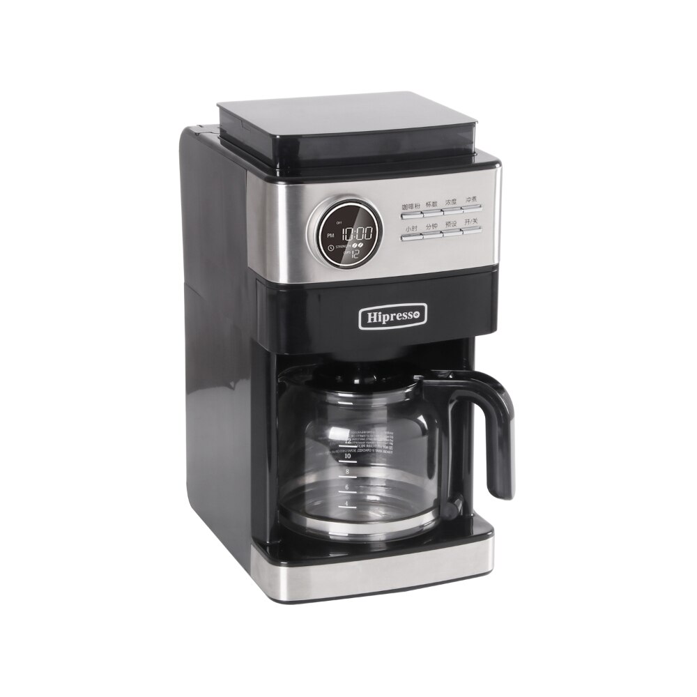Aparat de cafea, HIPRESSO, DCM2101, 1,5 L, 900 W, Negru