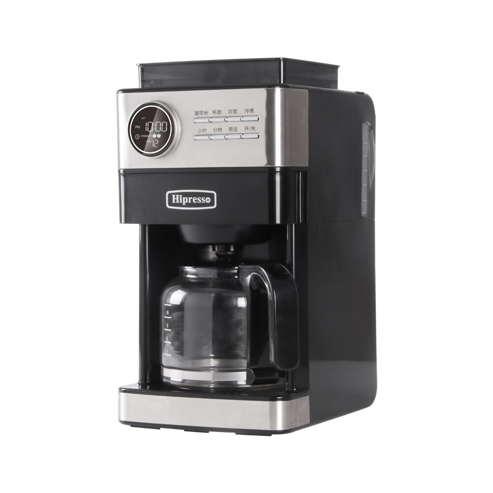 Aparat de cafea, HIPRESSO, DCM2101, 1,5 L, 900 W, Negru