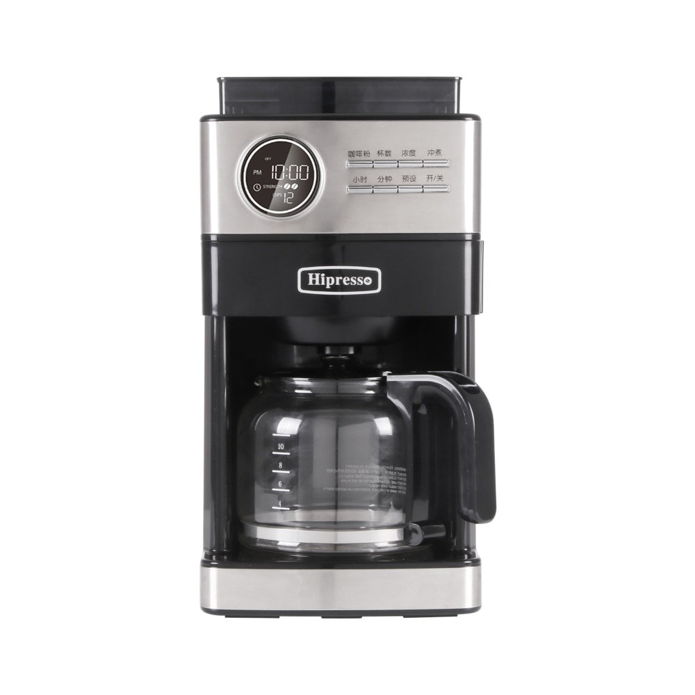 Aparat de cafea, HIPRESSO, DCM2101, 1,5 L, 900 W, Negru