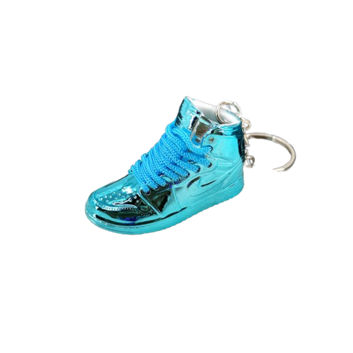 3D kulcstartó kosárlabdacipő, szett, lila, 5,3x3,3 cm