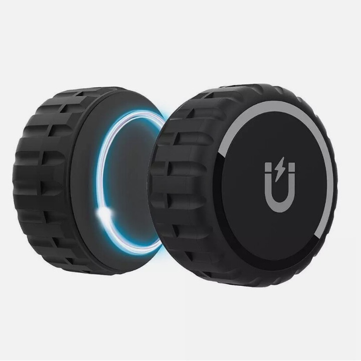 Husa de protectie magnetica, JENUOS®, impermeabila, pentru Apple Airtag, rezistenta la impact, 26g, neagra