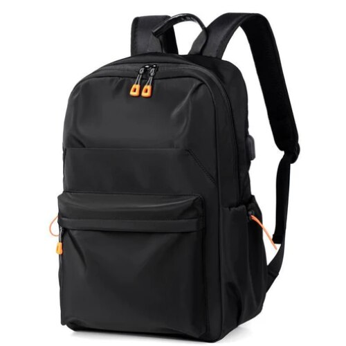 Rucsac laptop JRH, cu port de incarcare USB, Rezistent la apa, 15.6, Negru
