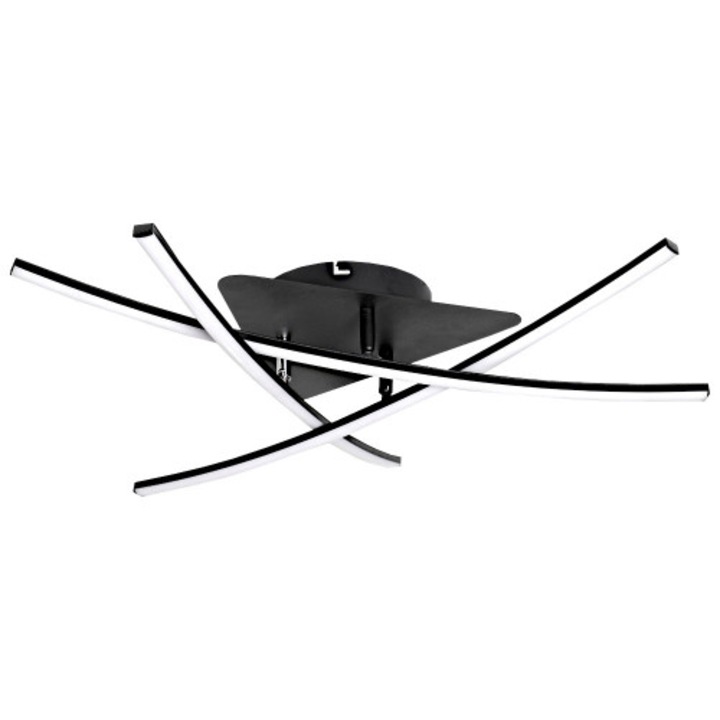 Lustra LED, Led Modena, 216 diode, 29W, 4000K, negru