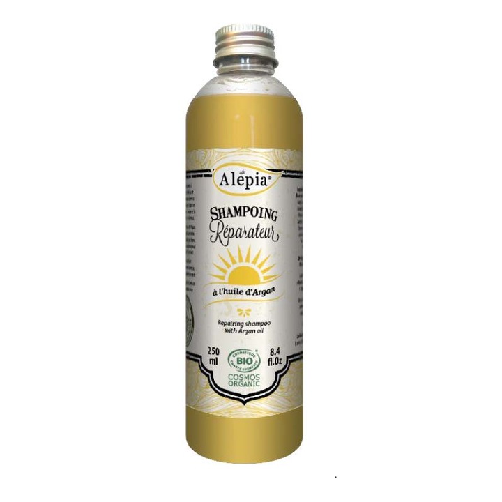 Sampon, Alepia, Sampon organic reparator cu ulei de argan, 1