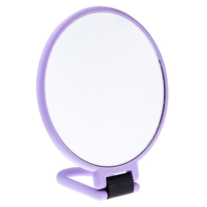 Asztali Tükör, Rózsaszín, Átmérő 14.5 cm, x2 Nagyítás, Műanyag, MYONNA IT & E- COMMERCE ®