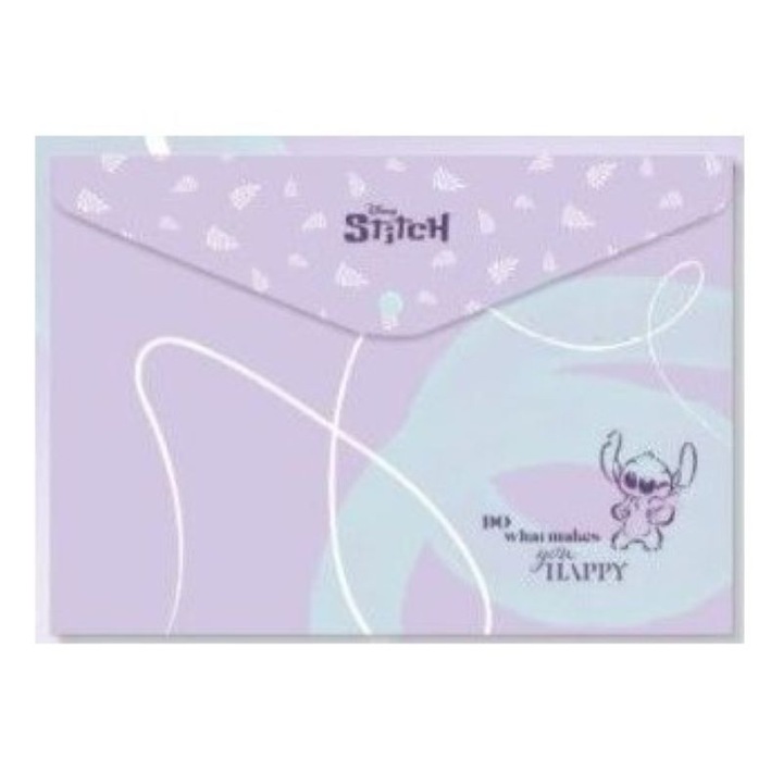 Dosar cu buton CoolPack 1 PP Stitch, A4