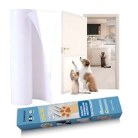 Protector de mobilier anti-zgariere, protector de canapea lipicios pe o singura fata pentru pisici, banda autoadeziva pentru mobila, opritor pentru zgarieturi pentru usa si perete pentru pisici si caine (30cm*5m)