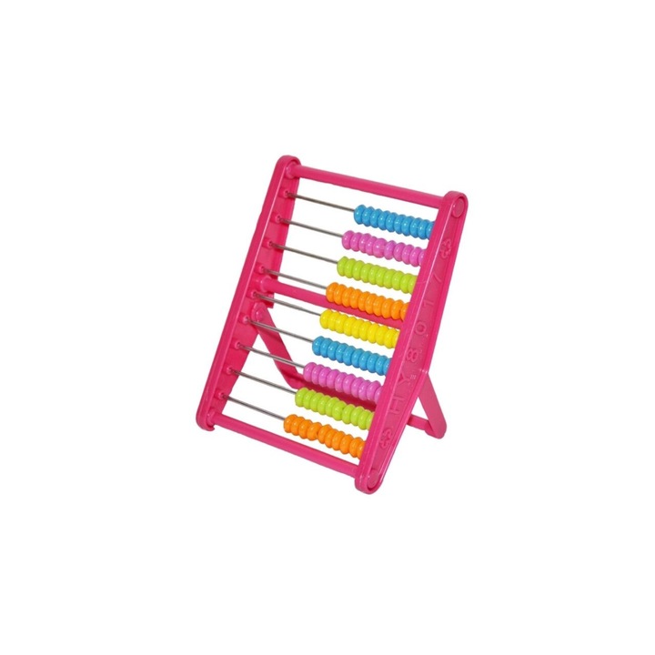 Numaratoare din plastic, 15x15cm, 90 bile, cifre, litere + semne inscriptionate pe margine, @instaR