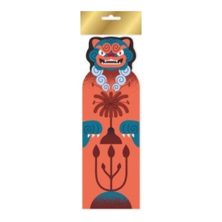 Semn de carte Henry, cartonat, 55x205mm, dragon