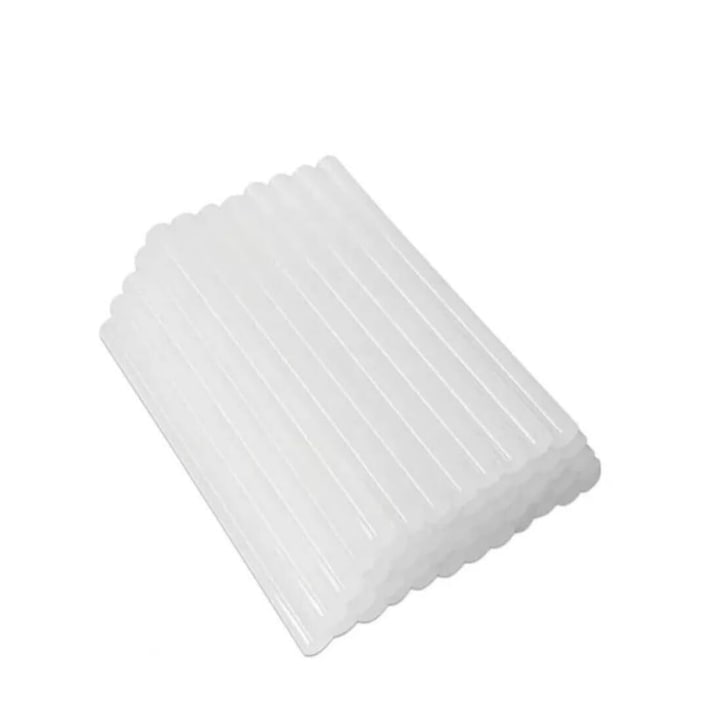 Set 100 batoane silicon, pentru pistol de lipit, 7mmx270mm, transparemt
