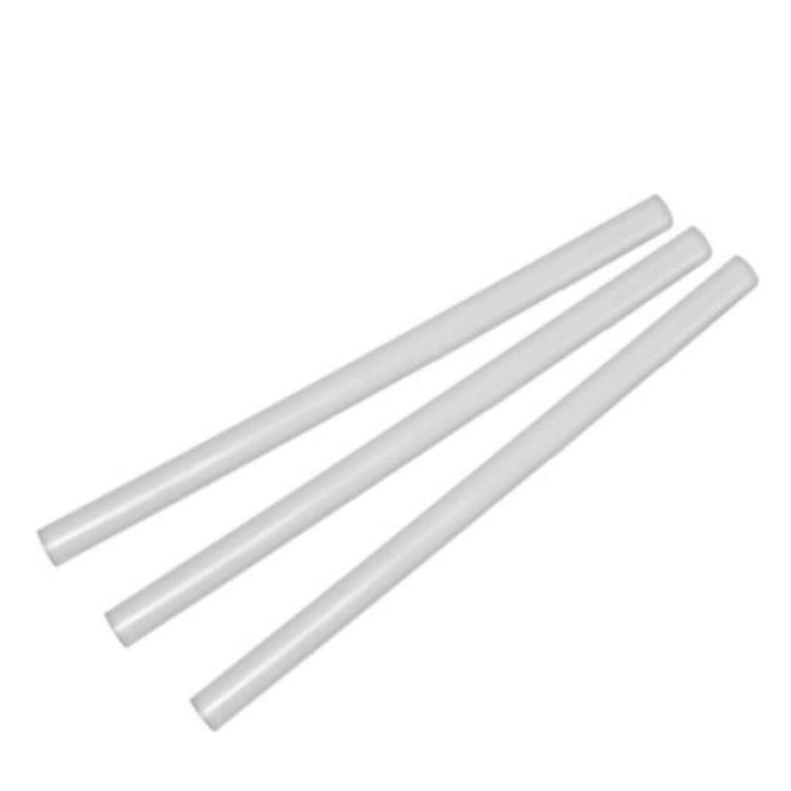 Set 50 batoane silicon, pentru pistol de lipit, 11mmx270mm, transparemt