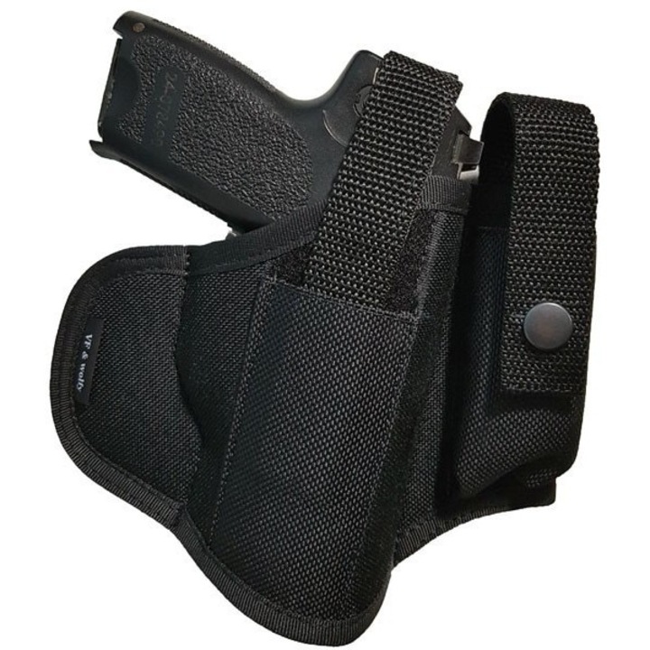 Holster cu port incarcator W negru