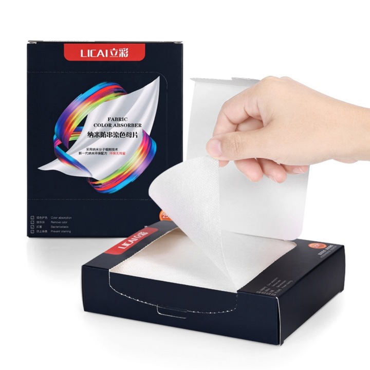 Színfogó készlet, fehér, 100 db