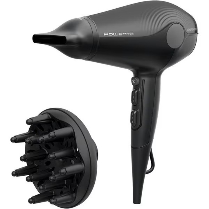 Сешоар ROWENTA CV6430F0, 1800W, 6 скорости, 3 температурни степени, черен