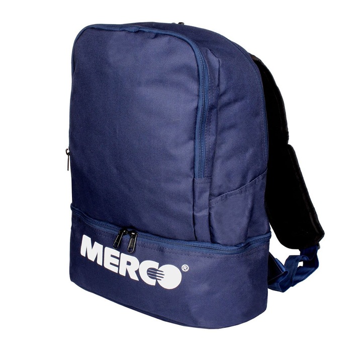 Rucsac pentru fotbal, Merco Soccer League, volum 38l, culoare albastru inchis