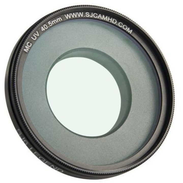 Филтър, SJCAM, UVSJ4000, подобрява цветовете и контрастите, премахва мъглата, защитава стъклото на обектива, 40,5 мм, черен
