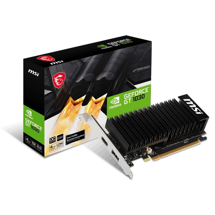 Msi GT1030 4GHD4 LP OC, 248963, Videókártya